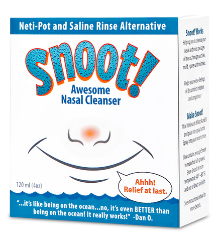 Snoot! Nasal Cleanser, New MILD Formula - Great for daily use!