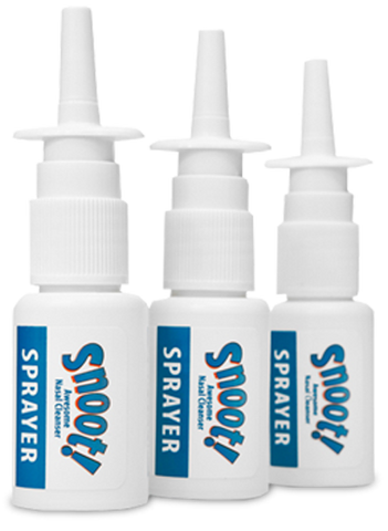 Snoot! Replacement Spray Pumps - Three Pack- Empty-Refillable