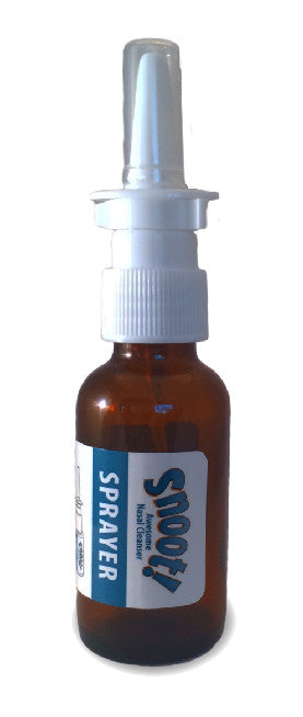 Snoot! 30ml Amber Glass Nasal Sprayer - 1 oz