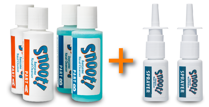 Snoot! Cleanser Refill 2-Pack (Special) 2X Sprayers