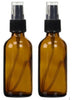 Snoot! Sprayer Combo Set - two 20ml (1 oz) Amber Glass Nasal & two 60 ml (2 oz) Amber Glass Misters